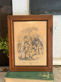 Godey's Americanized Paris Fashions 1848 Framed Print