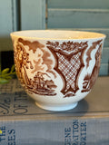 Antique Sailor's Farewell New York State Seal Transferware Tea Cup England