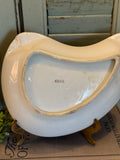 Vintage Ashtray with Gold Floral Detail