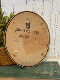 Vintage La Mode Illustree In Plastic Oval Frame. Made in USA