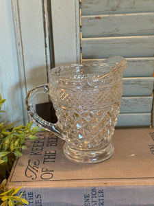 Vintage Etched Creamer