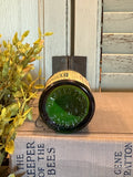 Vintage Green Glass Musterole Jar