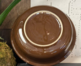Vintage Brown Fiesta Coupe Bowl