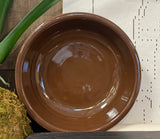 Vintage Brown Fiesta Coupe Bowl