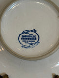 Vintage Louisville Stoneware Cookies for Santa Plate