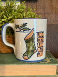 Vintage Louisville Stoneware Milk for Santa Mug