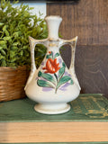 Vintage Painted Ceramic Bud Vase