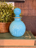 Vintage Blue Avon Perfume Bottle