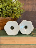 Vintage Painted Ceramic Salt and Pepper Shakers As Is