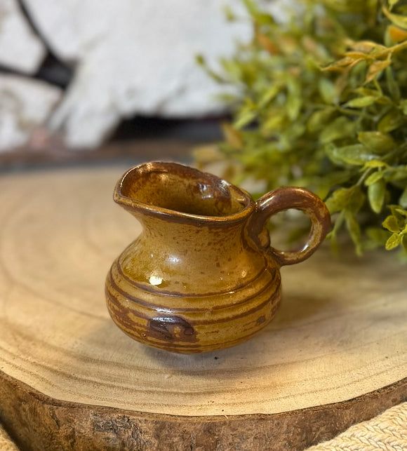 Vintage Mini Japan Pottery Pitcher