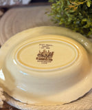 Vintage Myott Son & Co. Shakespeare Land Oval Bowl