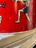 1940s Sport Themed Lunch Pail by Ohio Art