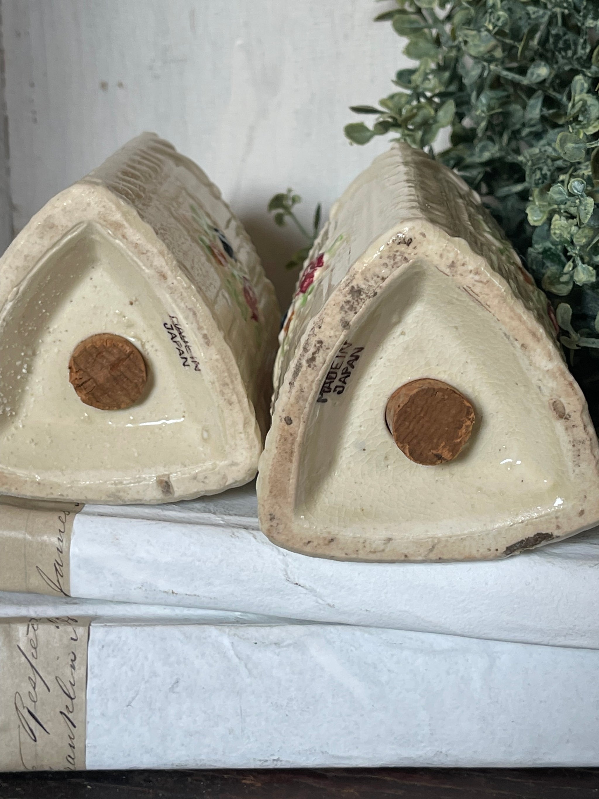 Vintage Ceramic Salt & Pepper Shakers Made in Japan – The