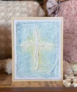 Arrington Art Textured 8" x 10" Easter Cross Canvas Art