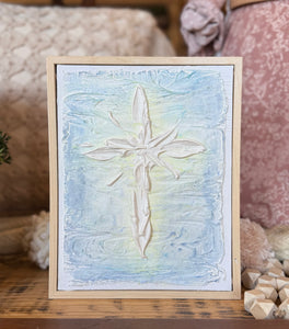 Arrington Art Textured 8" x 10" Easter Cross Canvas Art