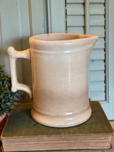 Antique Ironstone Pitcher with Staining