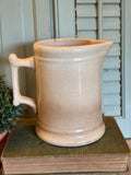 Antique Ironstone Pitcher with Staining