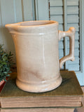 Antique Ironstone Pitcher with Staining