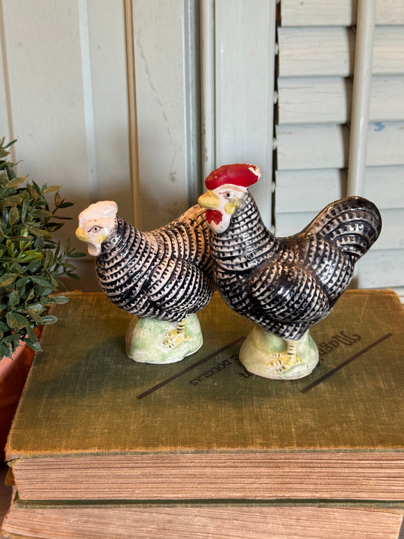 Vintage Chicken Salt & Pepper Shakers Made in Japan