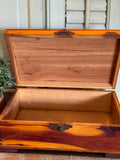 Vintage Box with Hunt Scene