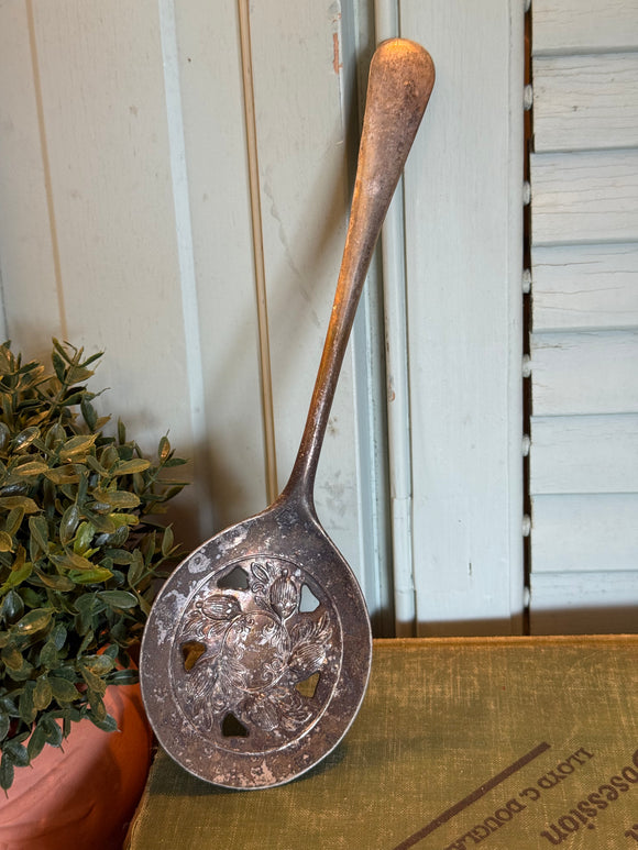 Vintage Silver Plate Tomato Spoon Made in Italy