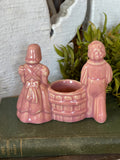 Vintage Jack and Jill Dutch Boy and Girl Planter