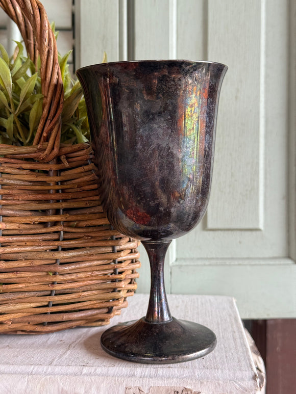 Vintage Silver Plate Goblet