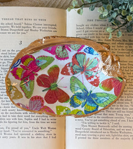 Colorful Butterflies Tennessee River Mussel Shell