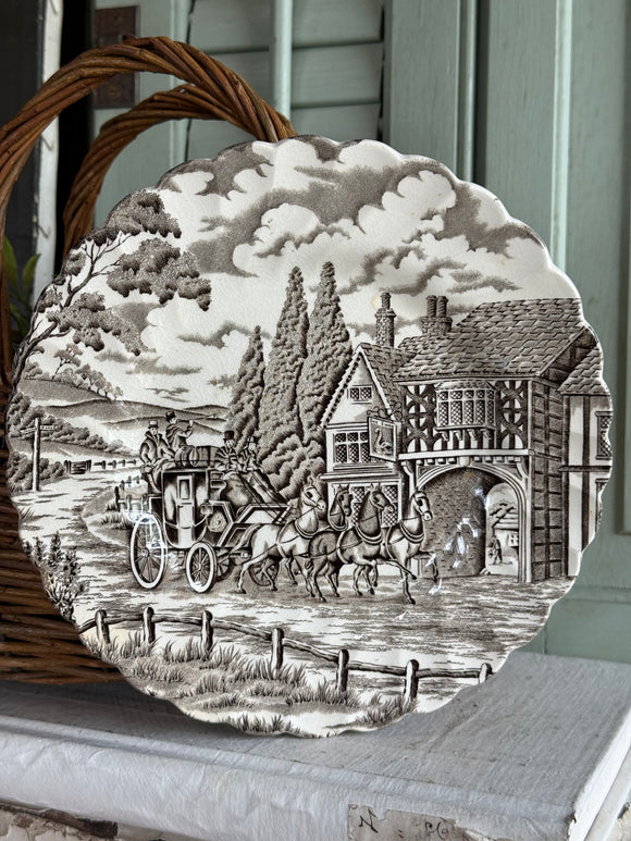 Vintage Royal Mail Ironstone Plate