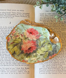 Vintage Inspired Floral Tennessee River Mussel Shell
