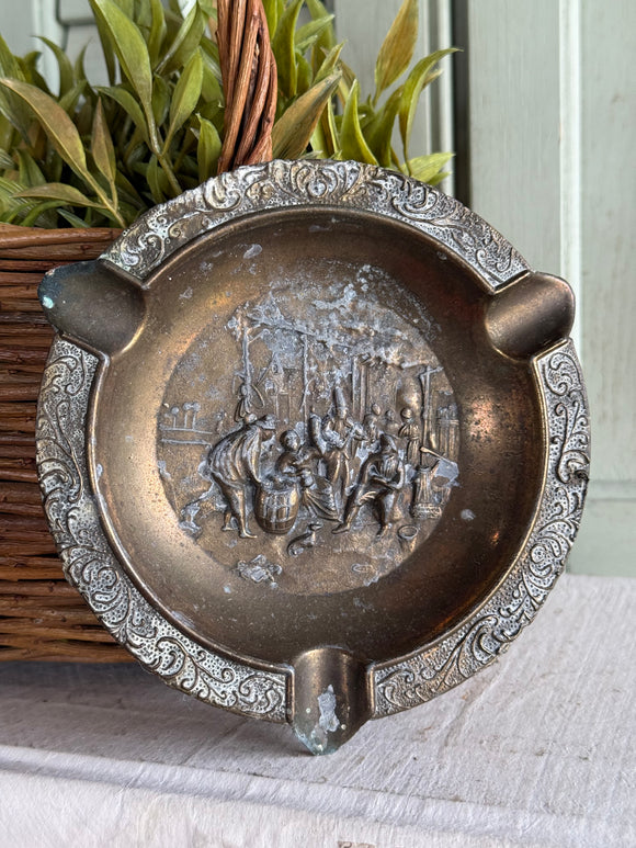 Vintage Brass Ashtray