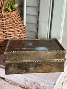 Vintage Brass Box