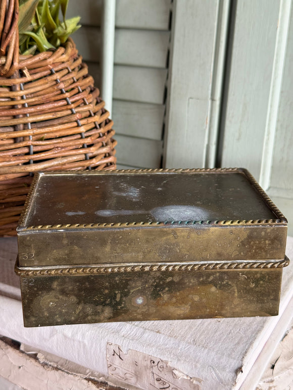 Vintage Brass Box