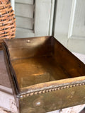 Vintage Brass Box