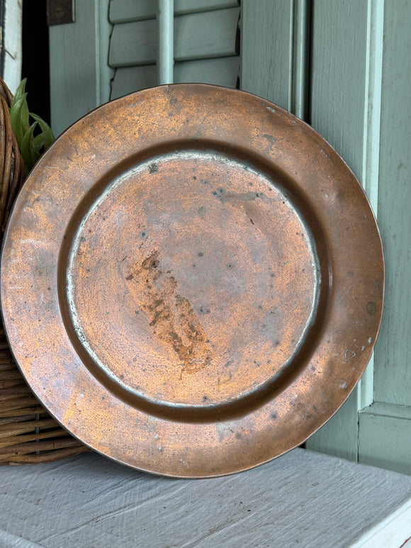 Vintage Copper Plate