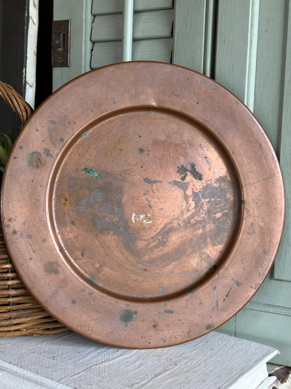 Vintage Copper Plate