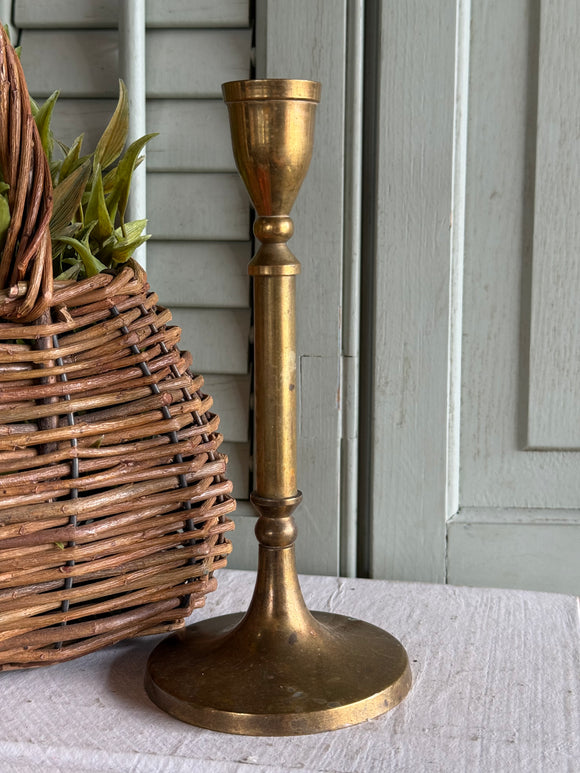 Vintage Brass Candle Stick Holder