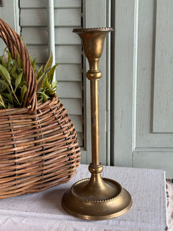 Vintage Brass Candle Stick Holder