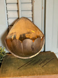 Vintage Brass Wall Pocket Made in India