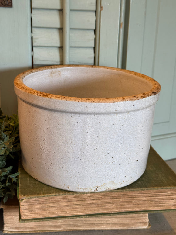 Vintage Cream Crock