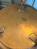 Vintage Footed Brass Planter Made in England