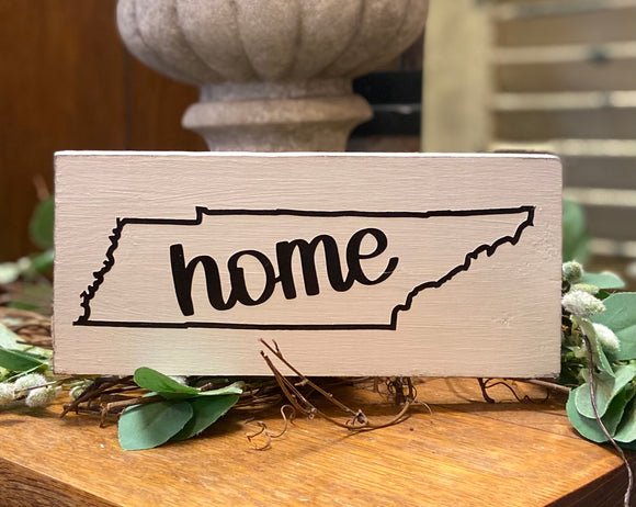 Handmade Reclaimed Wood Home TN Home Sign
