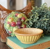 Vintage Italian Majolica Fruit Basket
