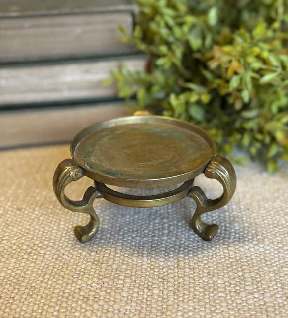 USA Made Brass Pedestal w/ Claw Feet