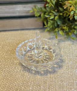 Antique Crystal Ring Holder