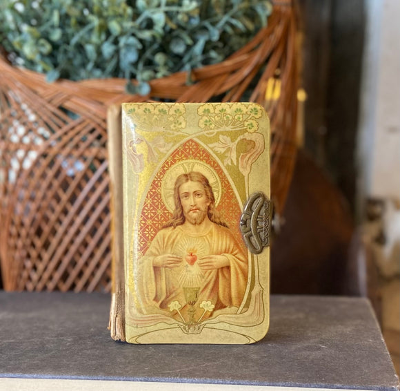 Early 1900's Polish Celluloid Prayer Book w/ Clasp