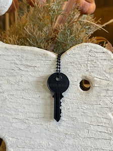 "Believe" Matte Black Classic Giving Key