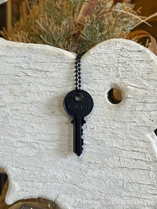 "Love" Matte Black Classic Giving Key