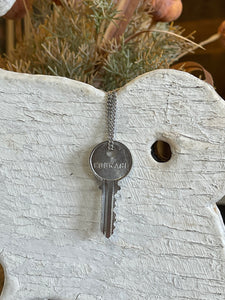 "Courage" Silver Classic Giving Key