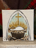 Jill Harper 6" Baby Jesus Canvas Art